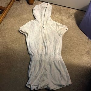 This is a swim romper cover up. It’s only been used twice, great condition